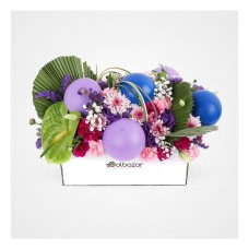 Saro Flower and Balloon Box